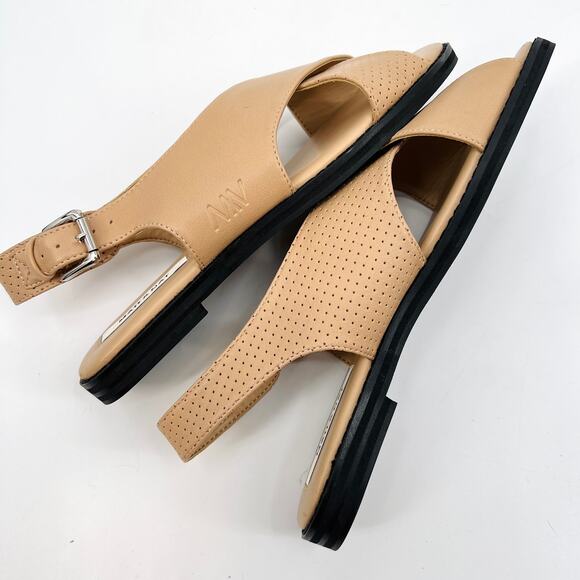 New W/O Box Matt & Nat Vegan Criss Cross Neutral Comfort Sandals Size 40 US 9 - Picture 8 of 9